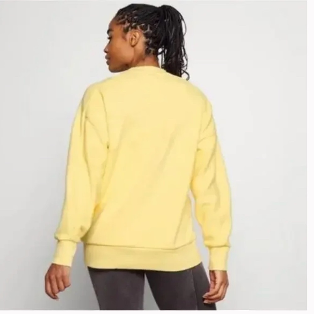 Sweaty Betty 'Essentials' Sweatshirt in RIVIERA YELLOW Size M - Picture 2 of 8